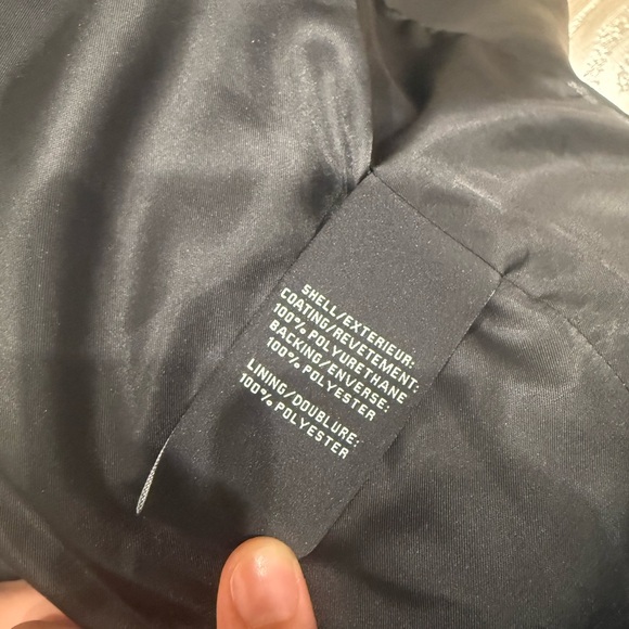 Black Leather Double-Breasted Jacket - Picture 4 of 7